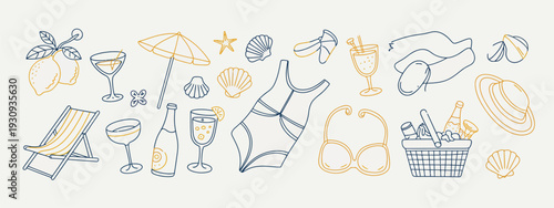 A vibrant illustration of various animals and objects in a playful scene isolated on white background, Vector, illustration