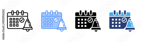 Delegation icon set multiple style collection