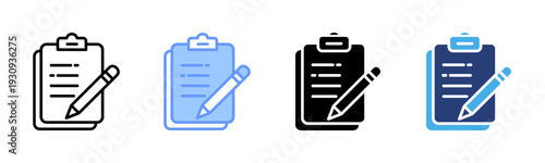 Task Deadline icon set multiple style collection