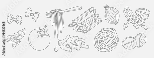 A vibrant and diverse collection of abstract doodles and sketches. isolated on white background, Vector, illustration