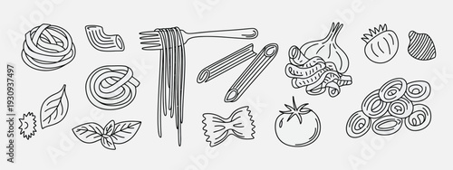 A whimsical illustration of various animals and objects in a playful scene isolated on white background, Vector, illustration