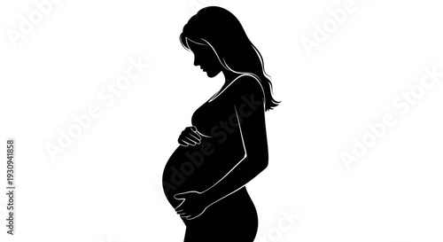 Pregnant Woman Silhouette