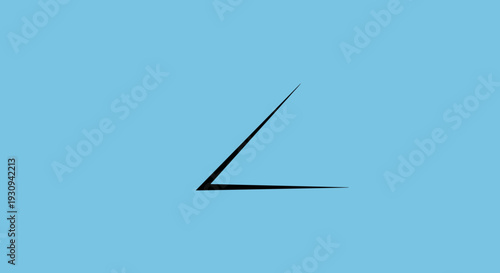 Black Checkmark Icon on Blue Background.