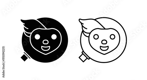 Cute cartoon characters with superhero capes and masks for kids design Vector