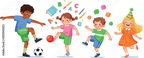 Children Play Learning Education Kids Fun Activity