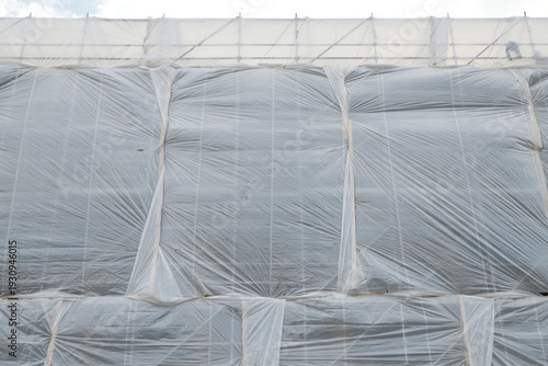 scaffold frame or sheeting