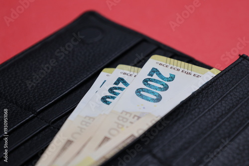 Slika na platnu Wallet euro bills