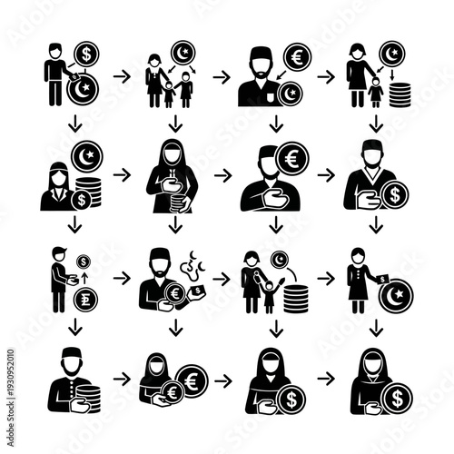 Financial Transactions and Currency Exchange Process.