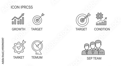 Tablou pe pânză A comprehensive set of vector food icons and business logo elements featuring ar