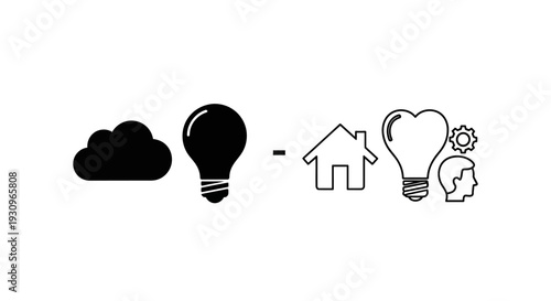 Sustainable energy solutions for smart homes with renewable power sources Vector