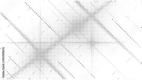 Abstract gray halftone dotted diagonal grid background modern minimal pattern design for banner presentation website header brochure and print template vector illustration on white background