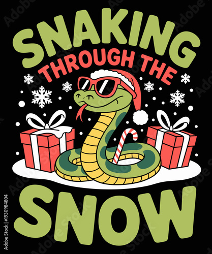 Reptile Animal Serpent Snake Lover Funny Christmas