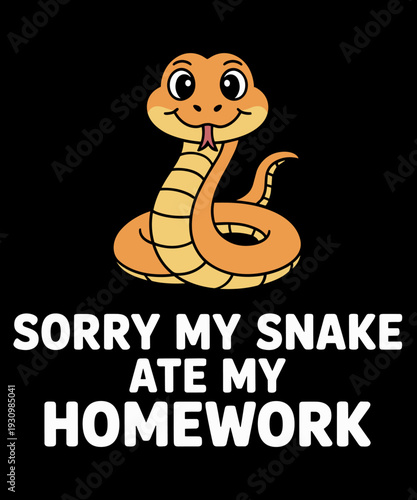 Snake Pet School Sorry, My Snake Ate Homework