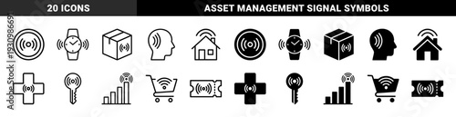Hybrid smart tracking symbols combining radio frequency identification waves with everyday objects like watches houses keys and medical crosses