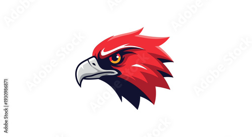 Red Eagle Head Logo.