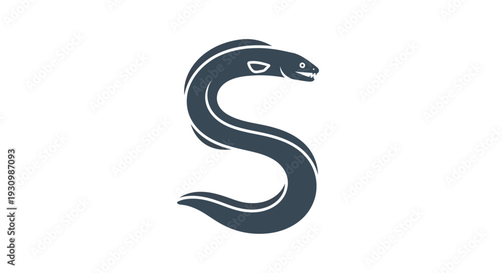 Fototapeta premium Snake Logo Design Icon.