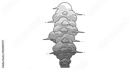 Smoke Stack Industrial Emission.