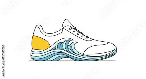 Sneaker Footwear Design.