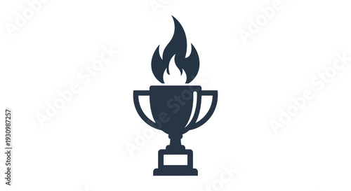 Trophy Cup Award Symbol.