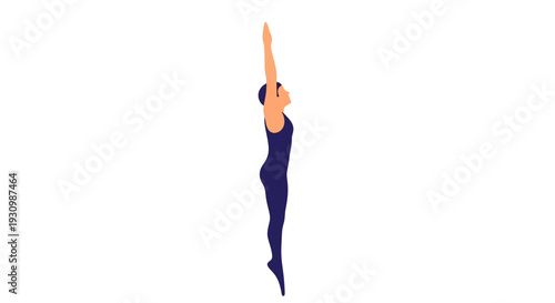 Woman in Dance Pose.