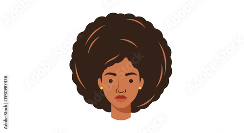 Woman with Dark Hair.