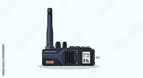 Black Two Way Radio.