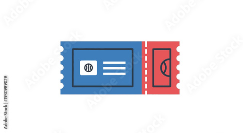 Blue and Red Tickets.