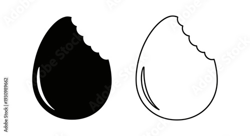Broken egg shells, cracked eggs, egg shells, eggs, food, nature, organic, shells, white Vector