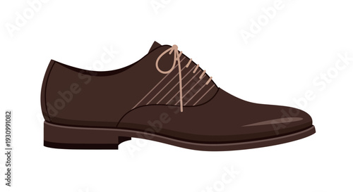 Brown Leather Dress Shoe.
