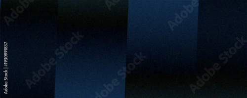 Black dark blue abstract background. Geometric. Line stripe triangle angle corner diagonal 3d. Gradient. Light, shadow. Grain noise grange. Matte metal metallic.Technology business. Design.Wide banner