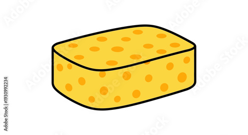 Cheese Block Yellow.