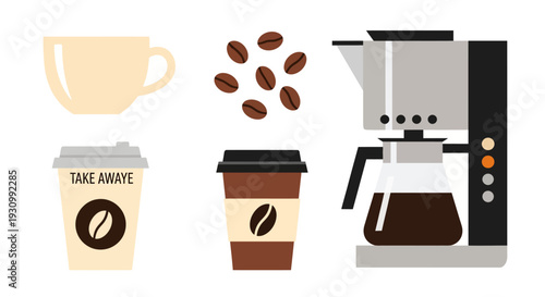 Coffee Take Away Cup.