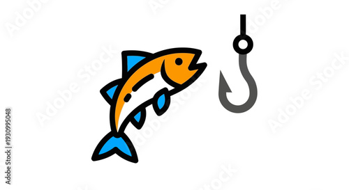 Fish on a Hook.