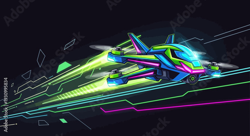 Futuristic Speed Boat Design.