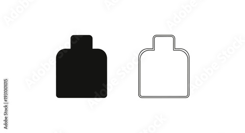Black and white bag Vector