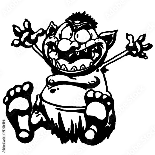 the baby troll laughed