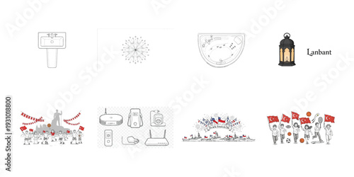 Turkish celebration with technology and bathroom Turkish flags bathroom sink hot tub