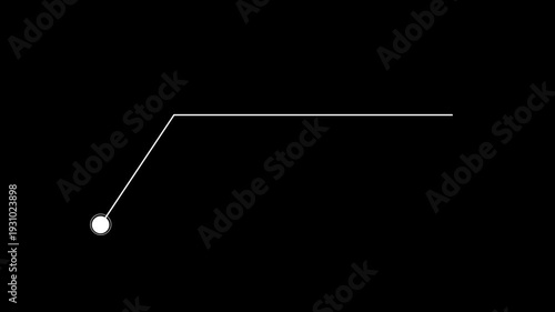HUD call out elements pack animation on black background. Simple HUD elements frame lines callout animation for text. Simple HUD elements frame lines and Motion graphics of callout hud