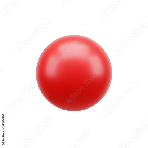Free Download A glossy, vibrant red sphere centered on a stark black backdrop. Smooth, reflective surface - GFXLoad