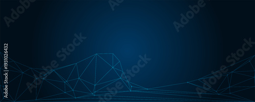 Internet connection network high digital technology. Abstract geometric background with connecting points and lines. Vector illustration EPS 10.