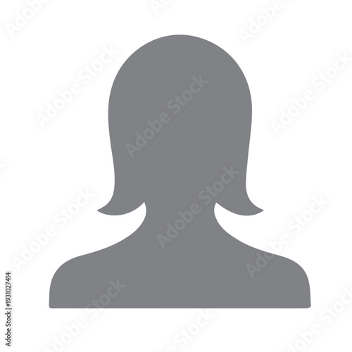 Generic female user icon