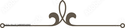 Divider Flourish Ornament Line