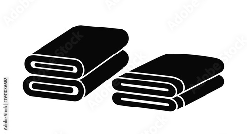 Black and white illustration of stacked books with a singular book