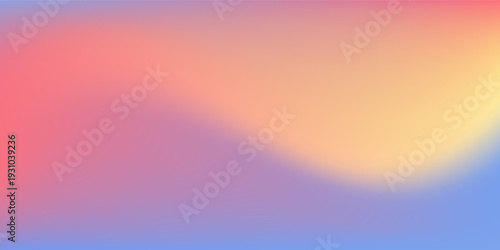 Blurred color gradient background, abstract blue red yellow grain gradation texture. eps 10
