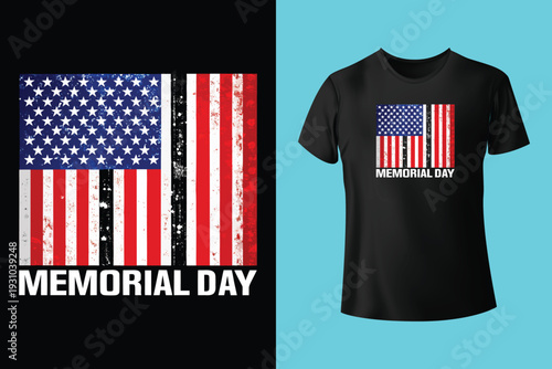In Memory Of those who Belived it was better to die on their feet then to live on their knees | Memorial day t-shirt design Vector