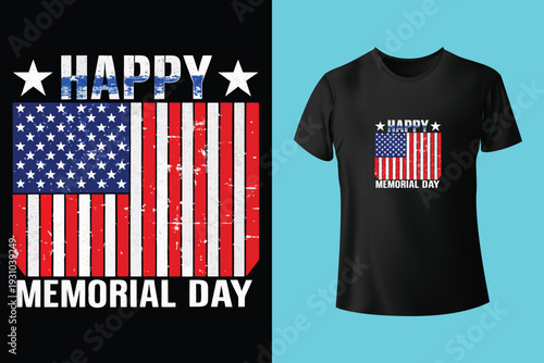 In Memory Of those who Belived it was better to die on their feet then to live on their knees | Memorial day t-shirt design Vector
