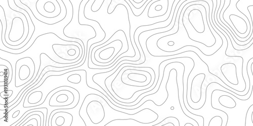 Abstract Topographic Line Contour Map Background. Vector Landscape Terrain Texture Grid with Minimalist Elevation Lines for Web, Print, and Tech Design.