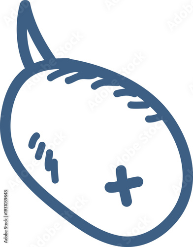 Olive Doodle Sketch Icon