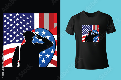 Memorial Day Honor The Fallen Heroes Vector Art T-Shirt Design