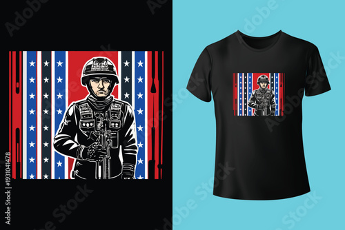Memorial Day Honor The Fallen Heroes Vector Art T-Shirt Design